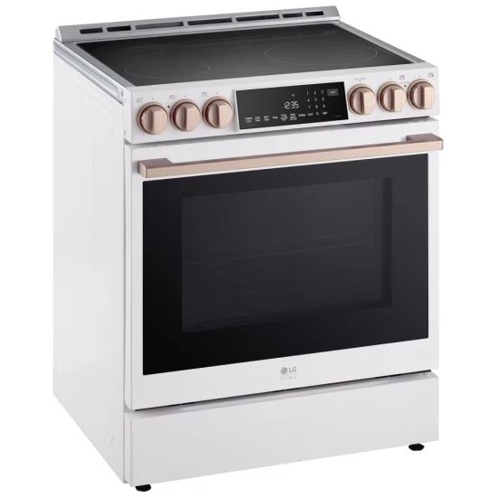 LG 30''6.3 cu. ft. - Cuisinière à induction - Blanche - LSIS6338NE - Boîte ouverte