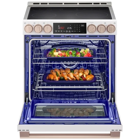 LG 30''6.3 cu. ft. - Cuisinière à induction - Blanche - LSIS6338NE - Boîte ouverte