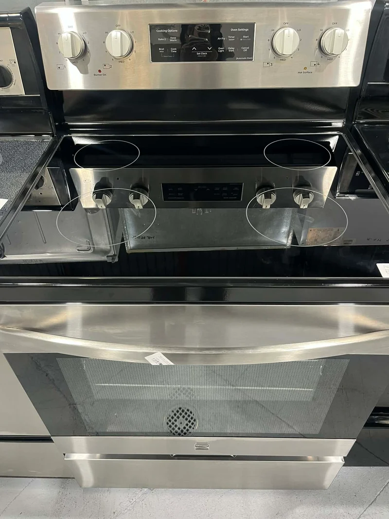 Kenmore - Cuisinière inox - Vitrocéramique - Reconditionnée