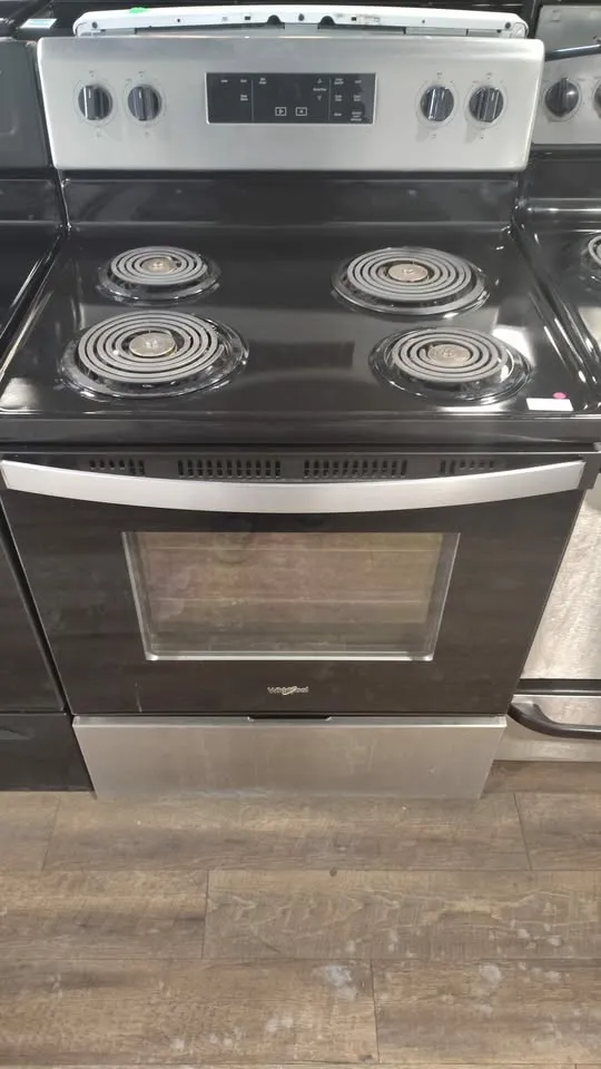 Whirlpool 30'' Cuisinière serpentin - inox - reconditionné