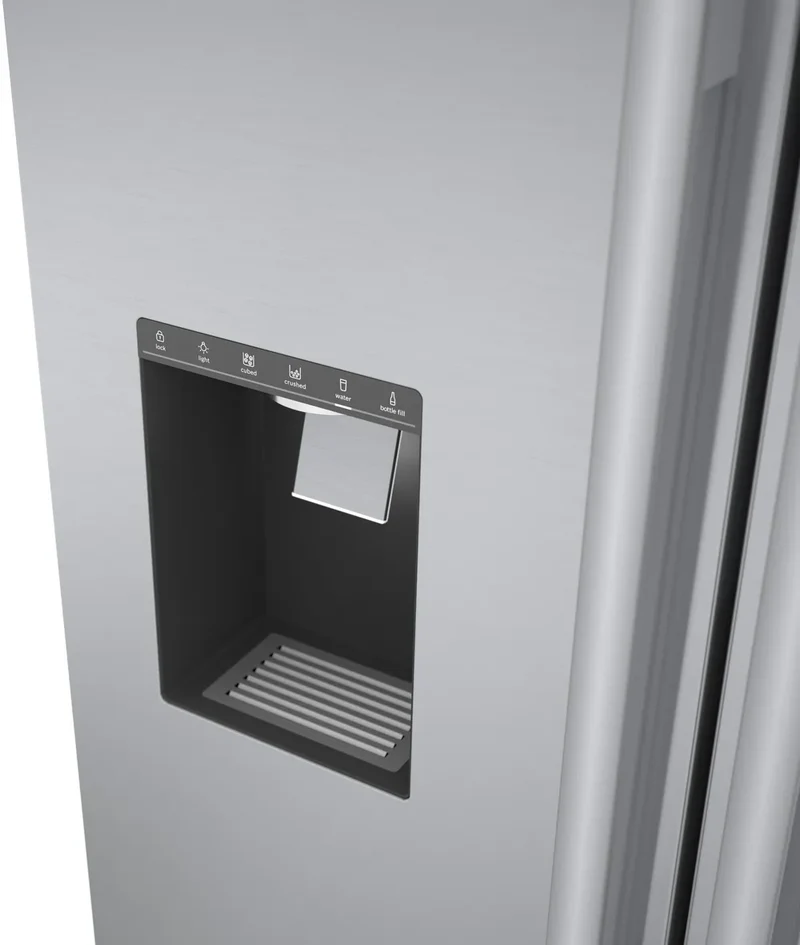 Bosch 36'' 21.6 pc Série 500 Réfrigérateur à portes françaises - Acier brossé - inox - B36CD50SNS - boîte ouverte
