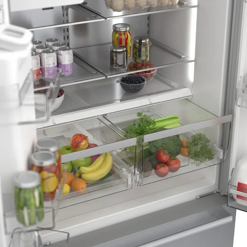 Bosch 36'' 21.6 pc Série 500 Réfrigérateur à portes françaises - Acier brossé - inox - B36CD50SNS - boîte ouverte