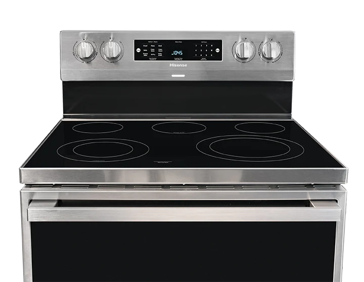 Hisense 30 po 5.8 pi cu Cuisinière électrique autoportante - convection - inox - HBE3501CPS - neuf