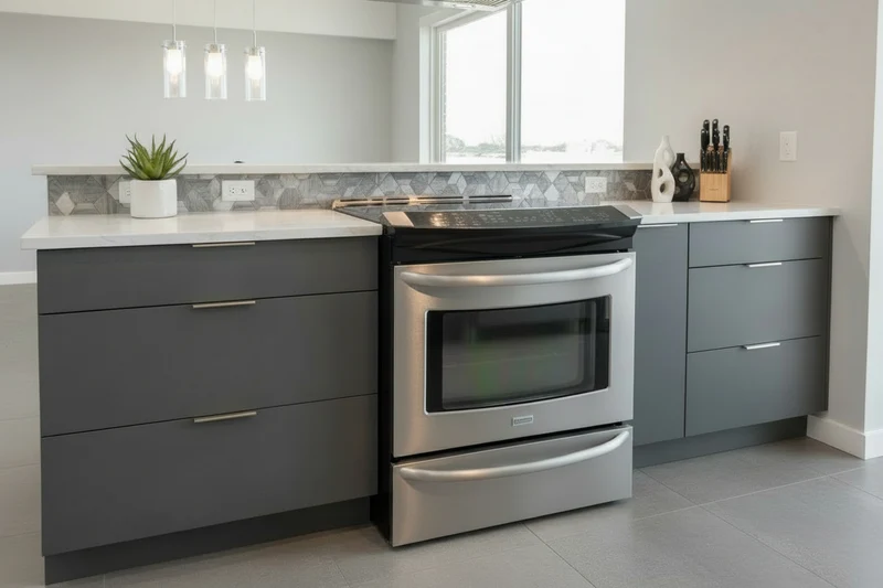 Kenmore 30'' Cuisinière Encastrée Vitrocéramique - Inox - Reconditionné