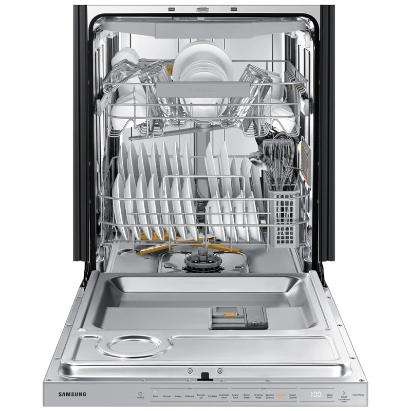 Samsung Bespoke 24''- lave-vaisselle -42 dB- Wi-Fi activé- inox- DW80B7070AP- boîte ouverte