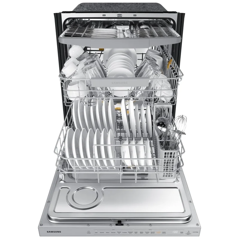 Samsung Bespoke 24''- lave-vaisselle -42 dB- Wi-Fi activé- inox- DW80B7070AP- boîte ouverte