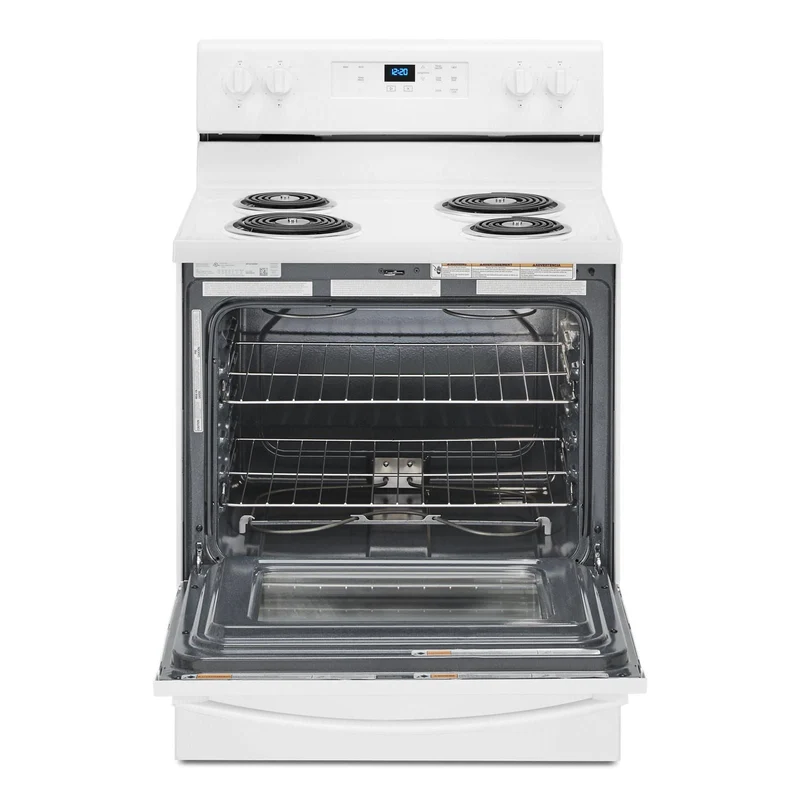 Whirlpool 30'' 4.8 pi cu Cuisinière - serpentin- Garder au chaud - blanc - YWFC150M0JW - boîte ouverte