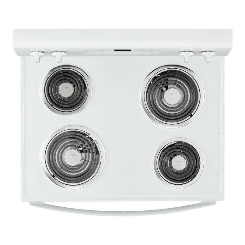 Whirlpool 30'' 4.8 pi cu Cuisinière - serpentin- Garder au chaud - blanc - YWFC150M0JW - boîte ouverte