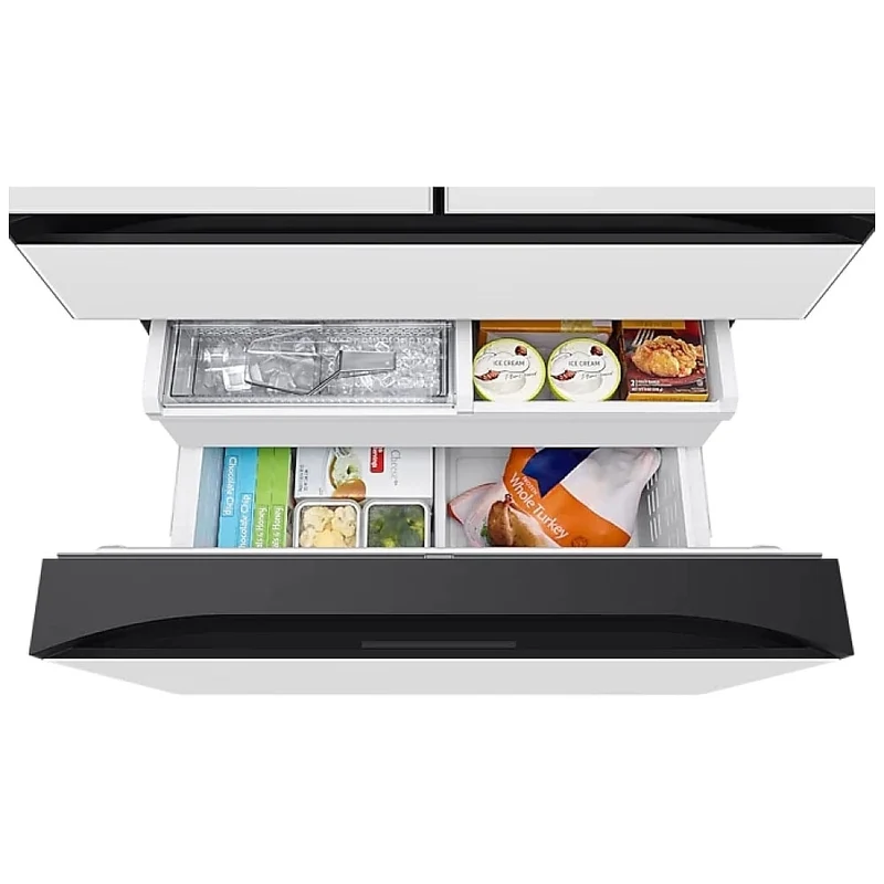 Samsung 36" 22.5 pi. cu.- Réfrigérateur à 4 battants Bespoke - Blanc - RF23BB8900AWAC - Boite ouverte