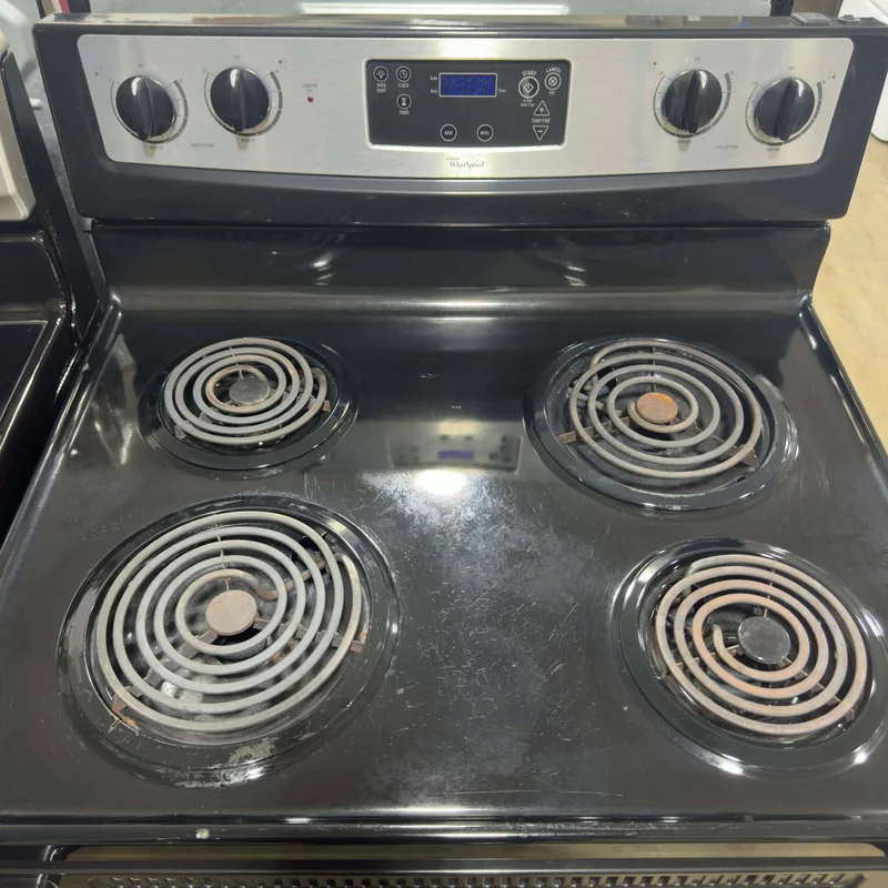 Whirlpool 30'' Cuisinière serpentin- Inox- reconditionné
