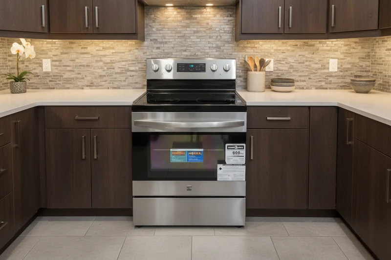 Kenmore 30'' Cuisinière vitrocéramique- Inox- reconditionné