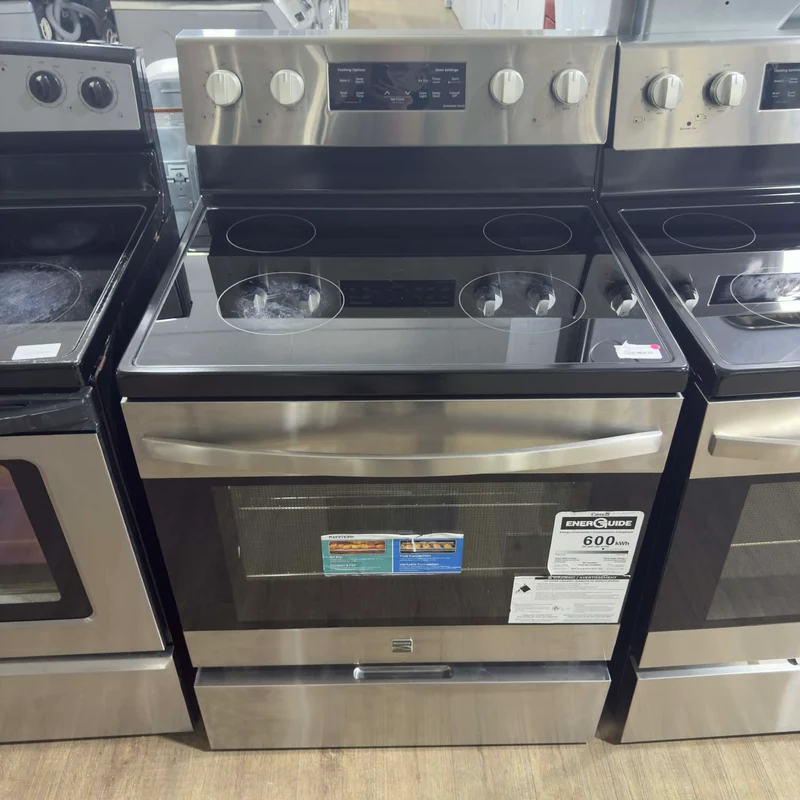 Kenmore 30'' Cuisinière vitrocéramique- Inox- reconditionné