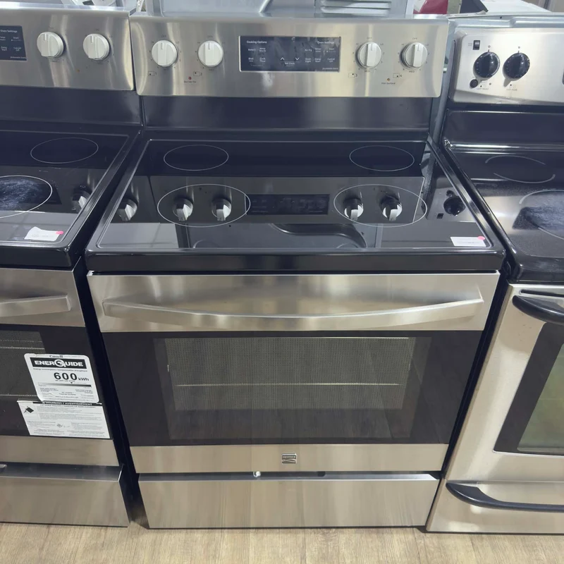 Kenmore 30'' Cuisinière vitrocéramique- Inox- reconditionné
