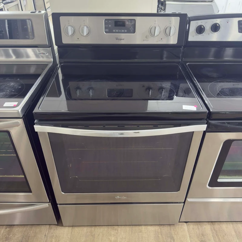 Whirlpool 30'' Cuisinière vitrocéramique- Inox- reconditionné