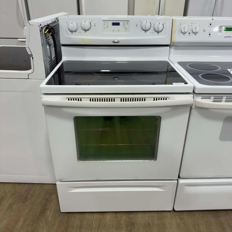 Whirlpool 30'' Cuisinière Vitrocéramique - Blanc - Reconditionné