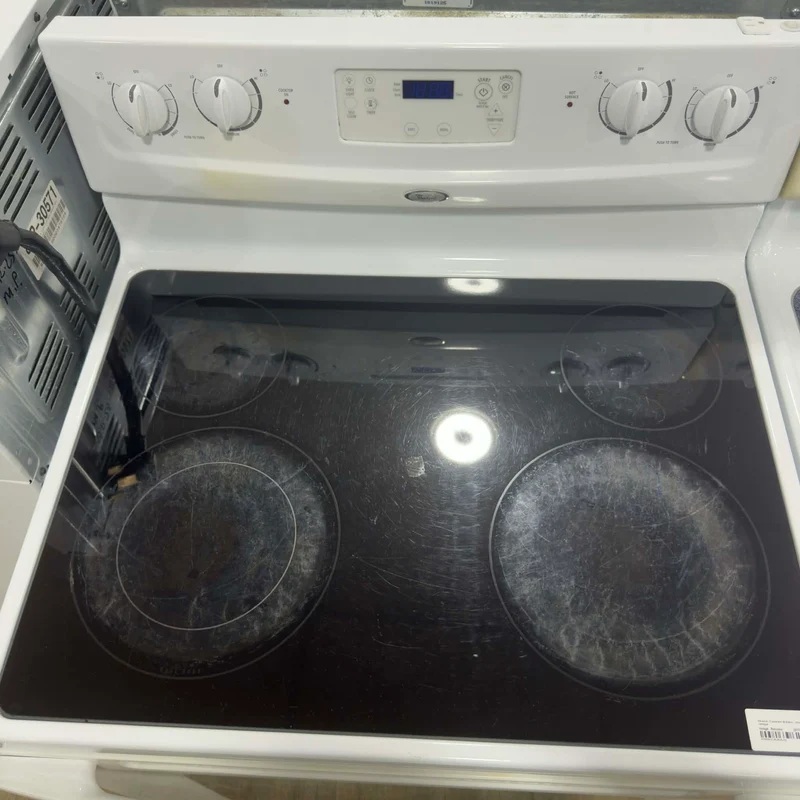 Whirlpool 30'' Cuisinière Vitrocéramique - Blanc - Reconditionné
