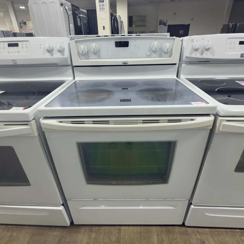 Whirlpool 30'' Cuisinière Vitrocéramique - Blanc - Reconditionné