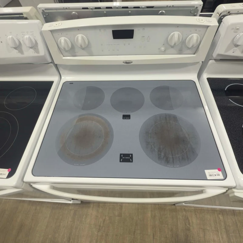 Whirlpool 30'' Cuisinière Vitrocéramique - Blanc - Reconditionné