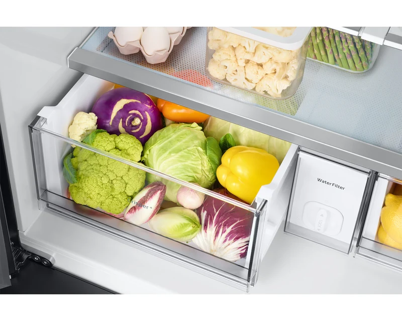 Samsung 36'' 28.8 pi cu Réfrigérateur Bespoke - centre de boisson - wifi- inox - RF23BB8600QLAA - boîte ouverte