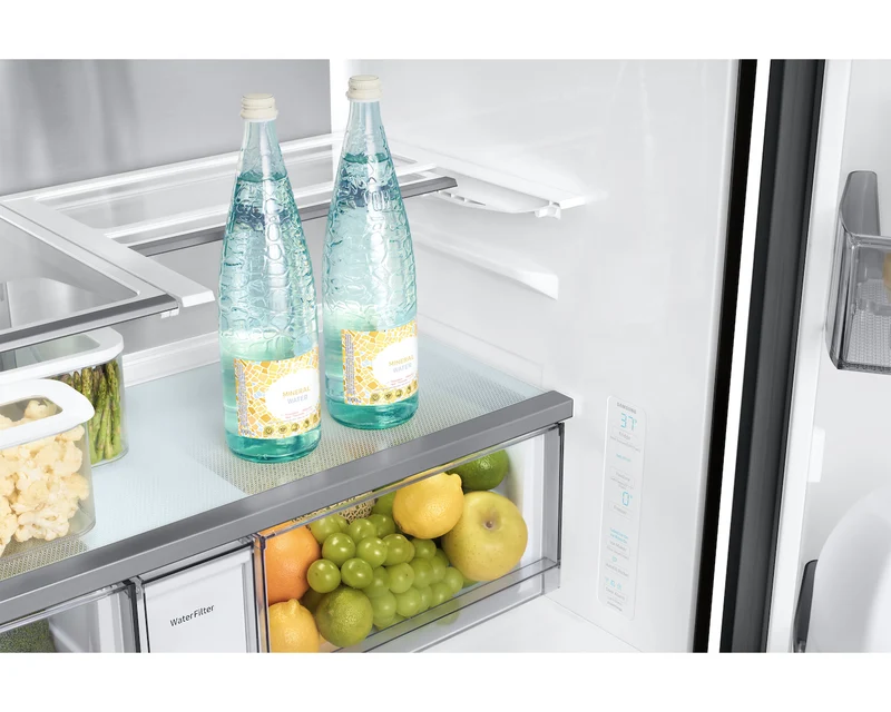 Samsung 36'' 28.8 pi cu Réfrigérateur Bespoke - centre de boisson - wifi- inox - RF23BB8600QLAA - boîte ouverte