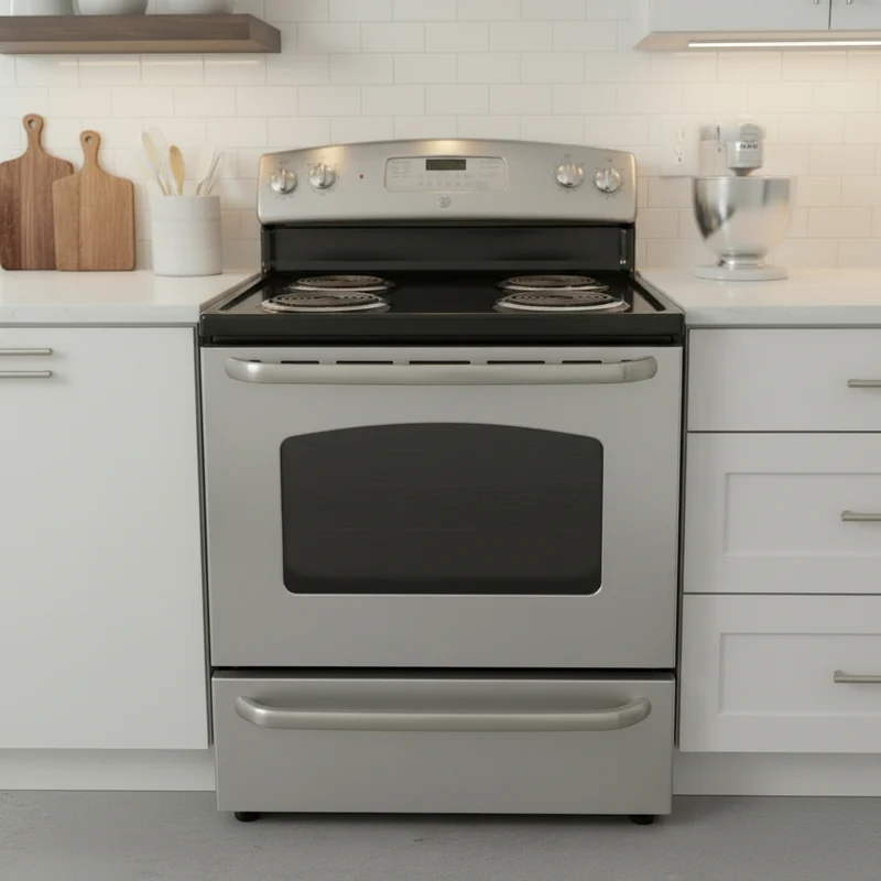 GE 30’’ cuisininière serpentin – Inox - reconditionné