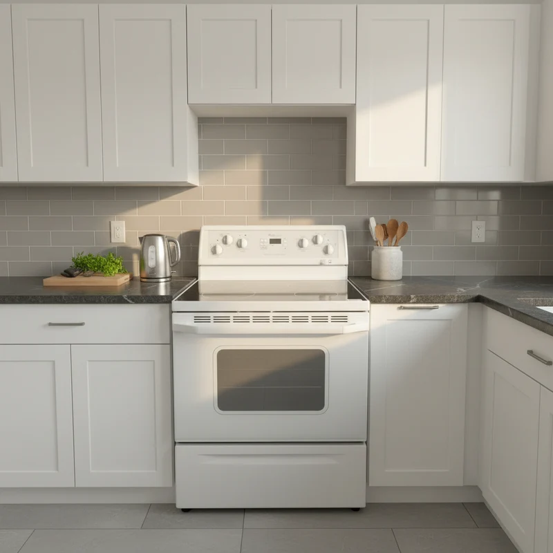 Whirlpool 30'' Cuisinière Vitrocéramique - Blanc - Reconditionnée