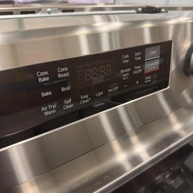 LG 30'' Cuisinière - vitrocéramique - inox - reconditionné
