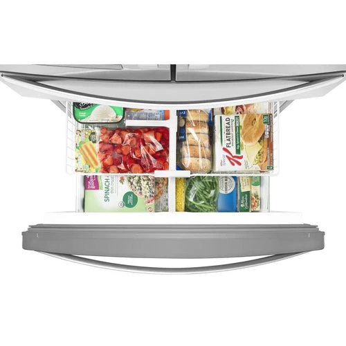 Whirlpool 36'' 24.5 pi cu Réfrigérateur - distributeur eau et glace - inox - WRX735SDHZ - boîte ouverte