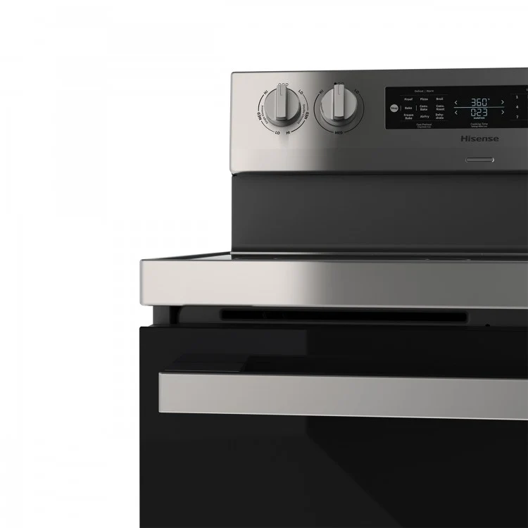 Hisense 30'' 5.8 pi cu Cuisinière électrique - autoportante - convection - friture à air - inox - HBE3502CAS - neuf
