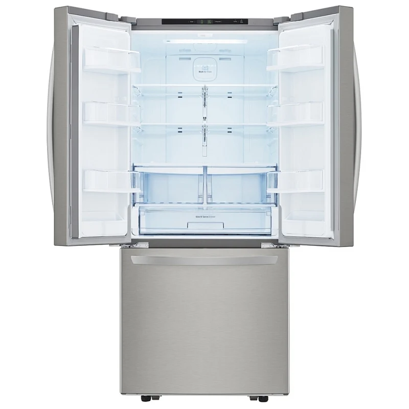 LG 30” 21.8 pi cu Réfrigérateur portes francaises – Acier inox résistant aux traces – LRFNS2200S – NEUF