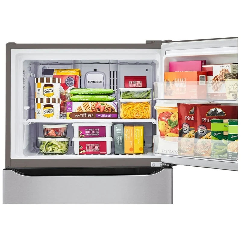 LG 30” 20.2 pi cu Réfrigérateur à congélateur supérieur – EnergyStar - Inox – LTCS20020S – NEUF