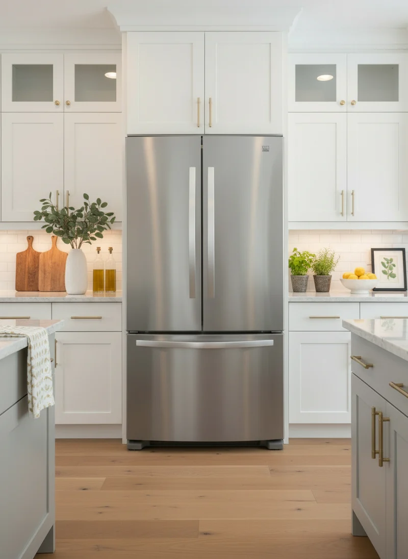 Kenmore 30'' Réfrigérateur - 3 portes - inox - Congélateur Inférieur - Reconditionné