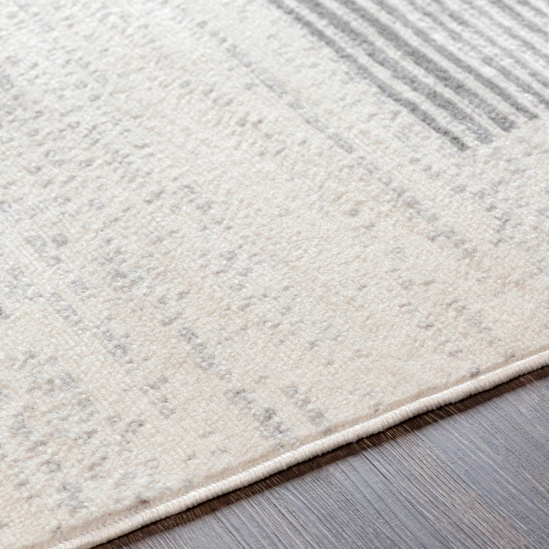 Tapis Scandinave Moderne Blanc/Gris Jimo