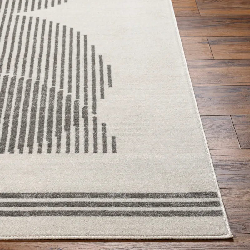 Tapis Scandinave Moderne Blanc/Gris Kobe