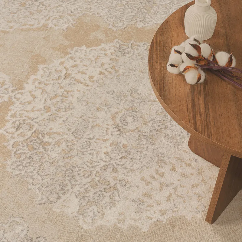 Tapis Vintage Oriental Beige/Gris Lockport