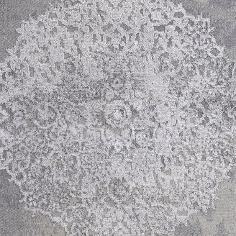 Tapis Vintage Oriental Blanc/Gris Lockport
