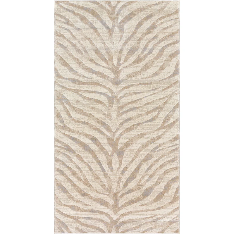 Tapis Zébré Bohème Gris/Beige Luanda