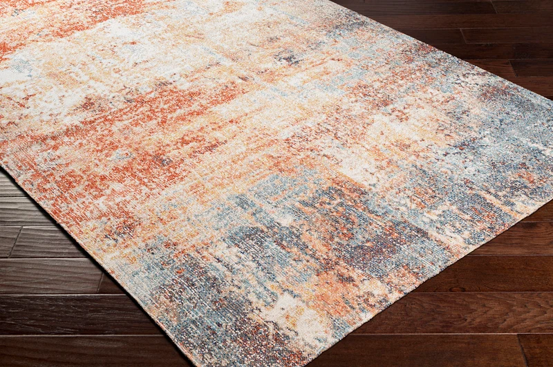 Tapis d'Extérieur/Intérieur Rouge/Bleu Mijek