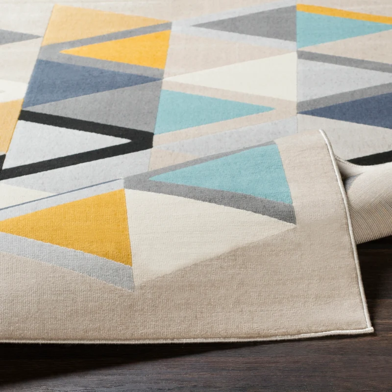 Tapis de Couloir Scandinave Moderne Multicolore/Gris Milano