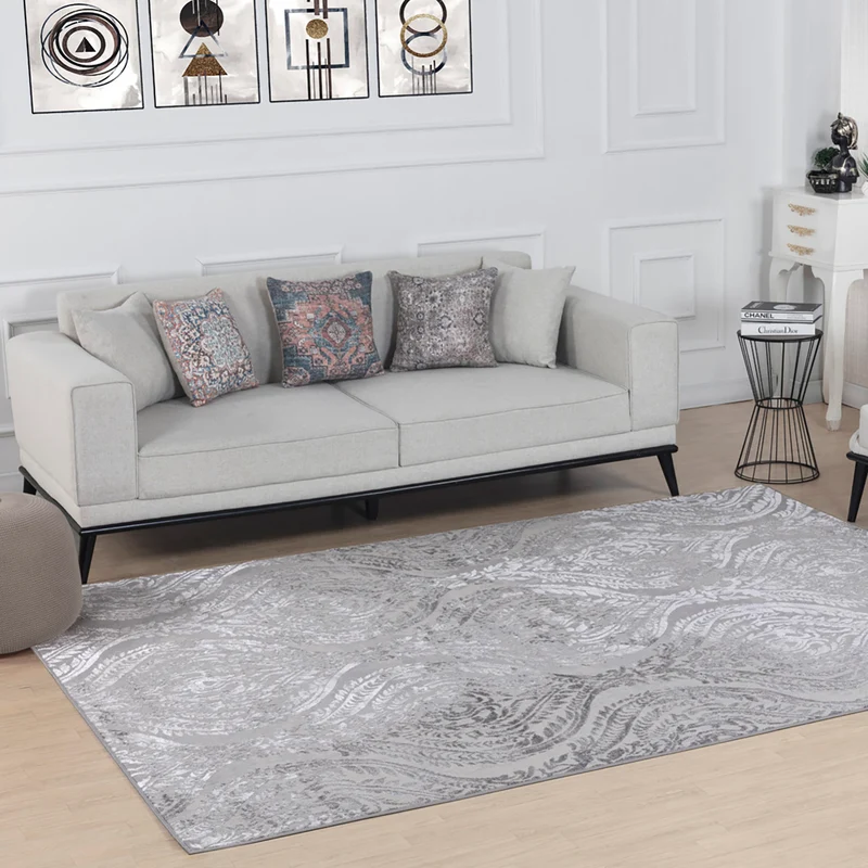 Tapis Vintage Oriental Blanc/Gris Muncie