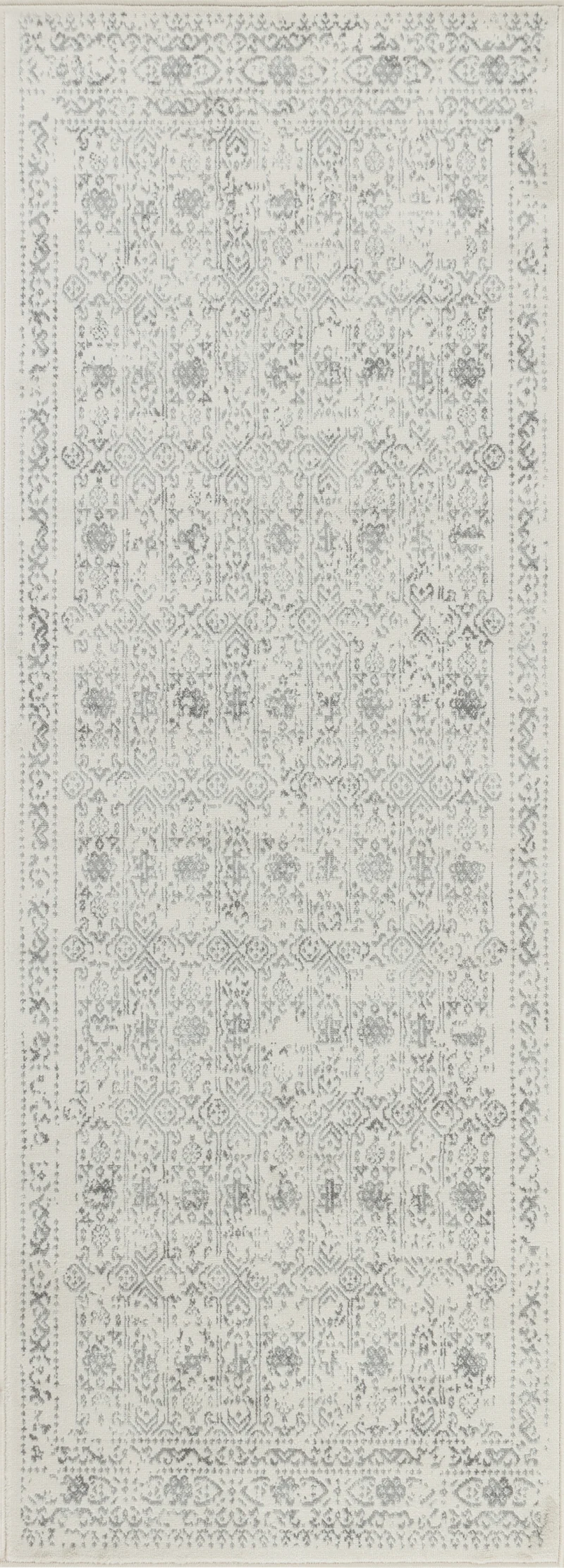 Tapis Vintage Oriental Ivoire/Gris Ottawa