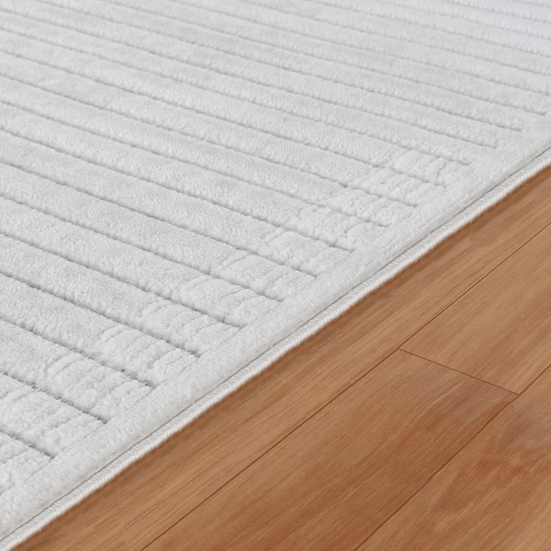 Tapis d'Intérieur/Extérieur Scandinave Moderne Blanc 7 Rockford