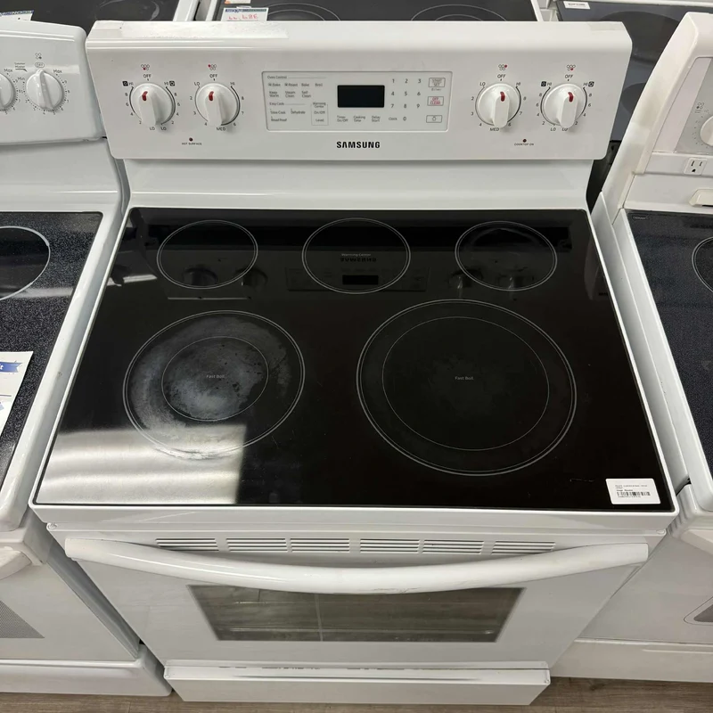 Samsung 30'' Cuisinière vitrocéramique- Blanc - Reconditionnée