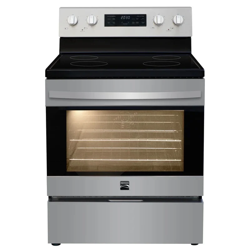 Kenmore 30'' 5. pi cu Cuisinière - convection - friture à air - autonettoyant - inox - KKFTR4- boîte ouverte