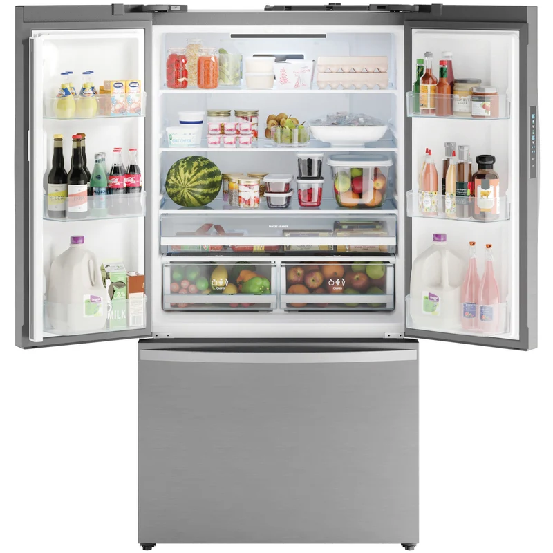 Kenmore 30” 17.5 pi cuRéfrigérateur à portes françaises – Inox – 75525 – NEUF