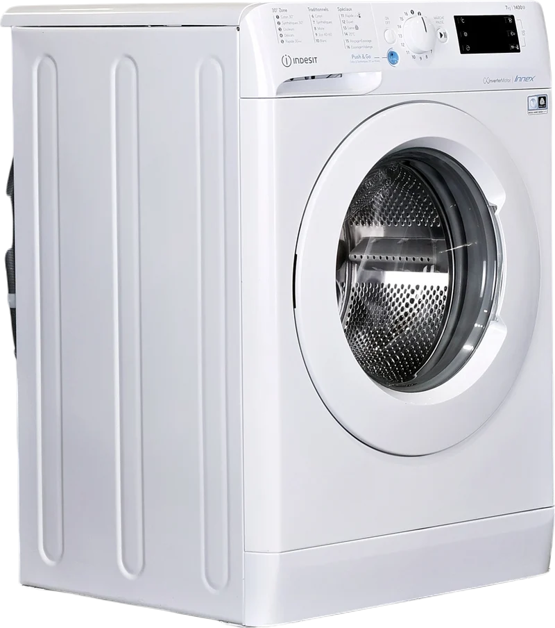 Lave-linge Hublot 7 kg Reconditionné INDESIT BWE71484XWFRN