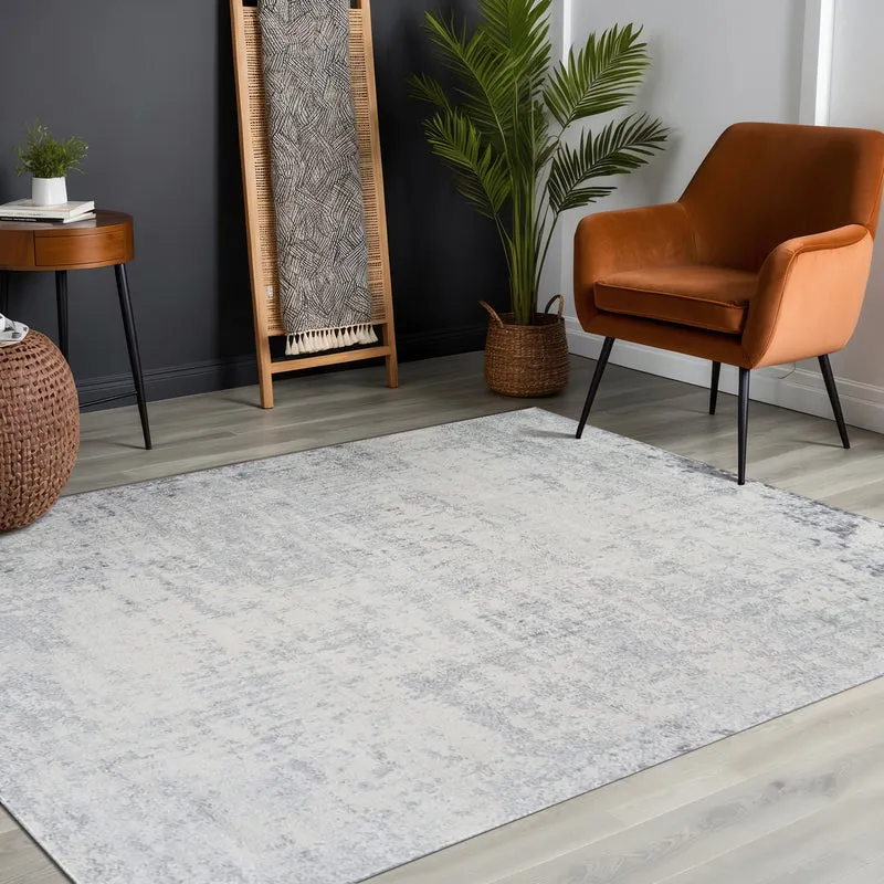 Tapis Abstrait Utrecht Moderne Blanc/Gris