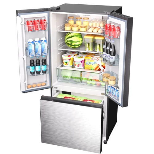 Kenmore 33'' 18 pi cu Réfrigérateur portes francaises - inox -KKFDR32 - boîte ouverte
