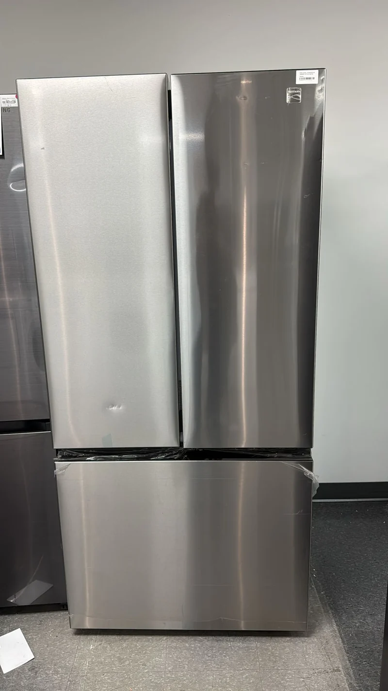 Kenmore 33'' 18 pi cu Réfrigérateur portes francaises - inox -KKFDR32 - boîte ouverte