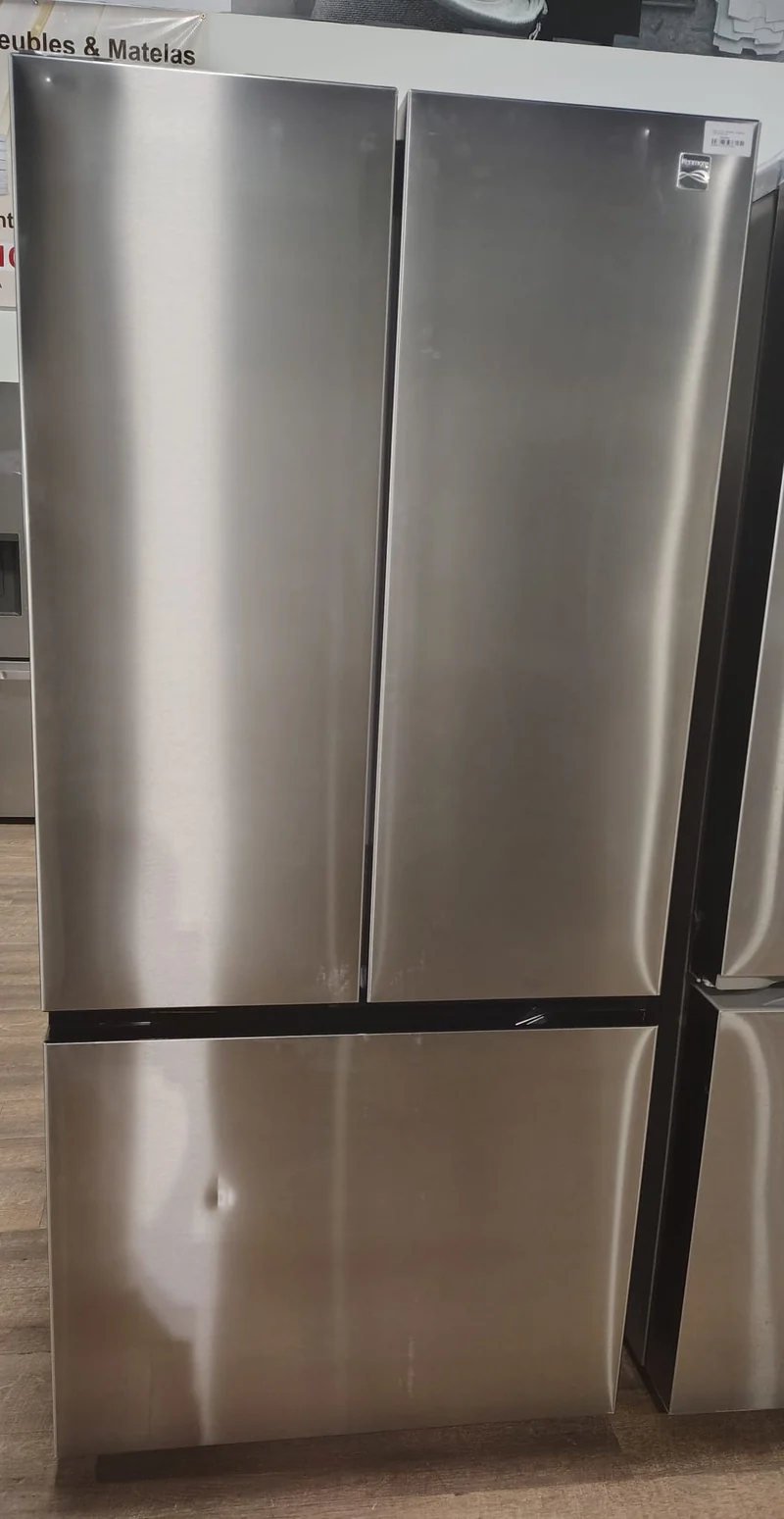 Kenmore 33'' 18 pi cu Réfrigérateur portes francaises - inox -KKFDR32 - boîte ouverte